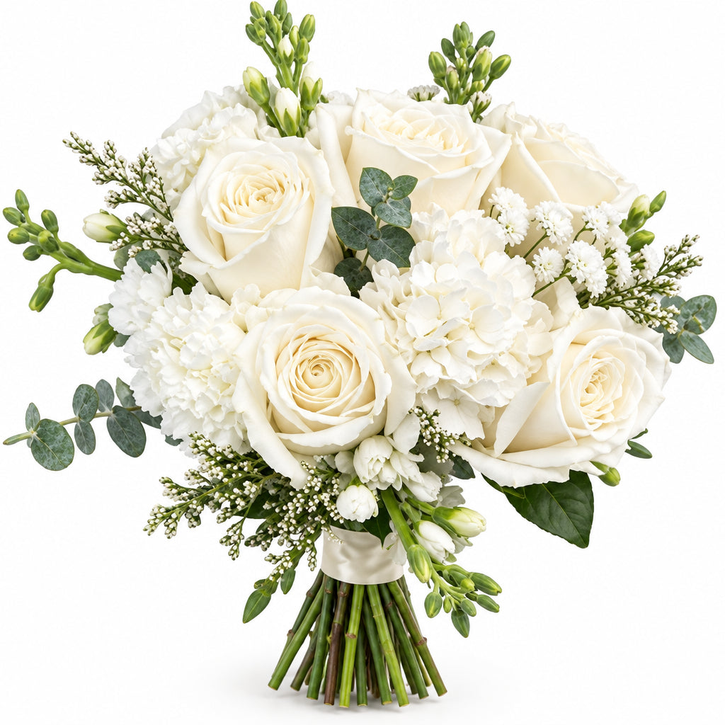 White bouquet – Ivory Elegance by Gris Glam