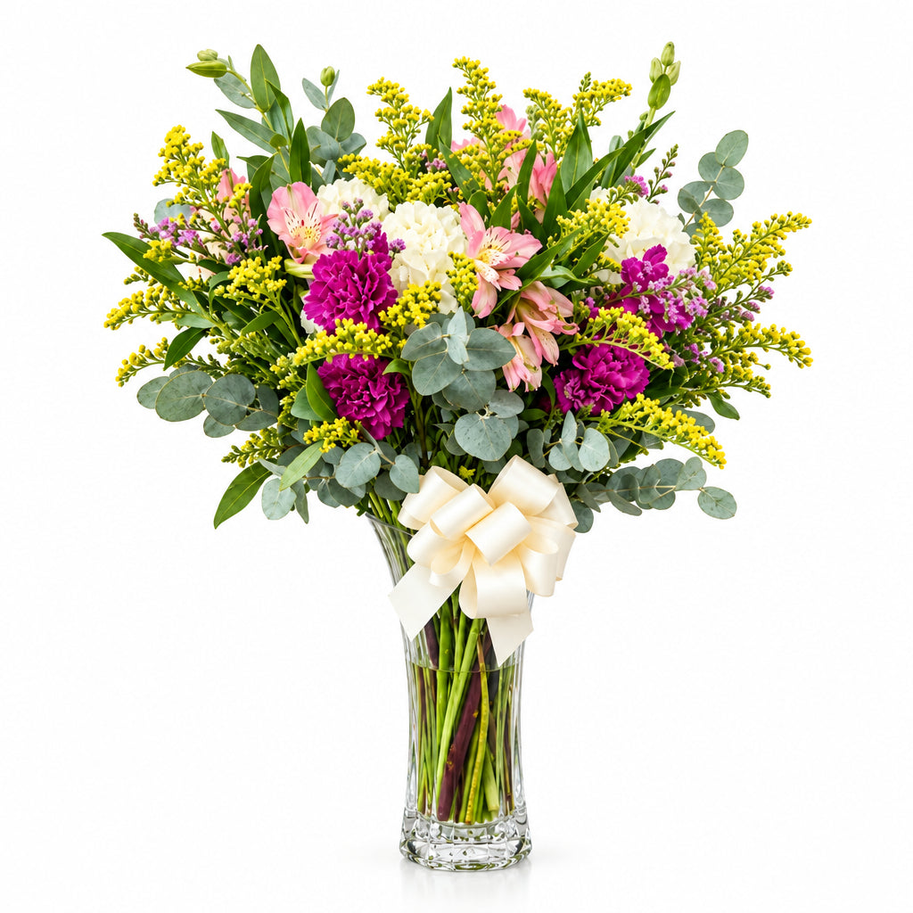 Yellow floral arrangement – Garden Meadow by Gris Glam