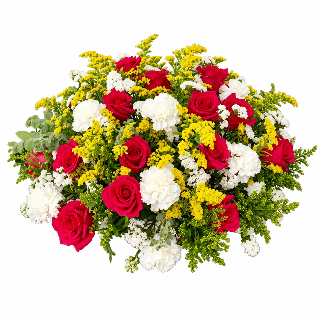 Mixed-color floral centerpiece – Grand Centerpiece by Gris Glam