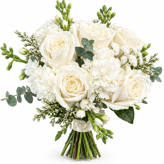 White bouquet – Ivory Elegance by Gris Glam