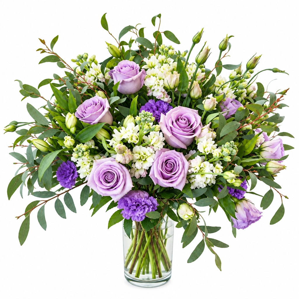 White floral arrangement – Sweet Wishes by Gris Glam
