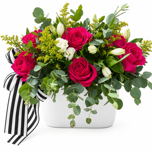 Yellow floral arrangement – Timeless Bloom by Gris Glam